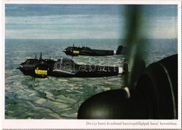 ** T3 Dornier Do 217 Harci és Zuhanó Harcirepülőgépek Felkeresik Az Ellenséget. Jacobsen Haditudósító Felvétele / WWII G - Non Classificati