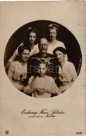 T2 1917 Erzherzog Franz Salvator Und Seine Töchter / Archduke Franz Salvator Of Austria With His Daughters - Unclassified