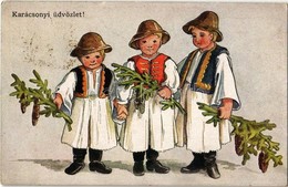 T2 Karácsonyi üdvözlet! / Christmas Greeting Art Postcard - Unclassified