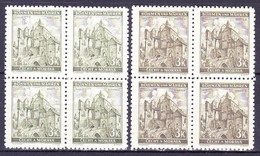 Boheme Et Moravie 1941 Mi 72 (Yv 55), (MNH)** Blocs De 4 - Unused Stamps