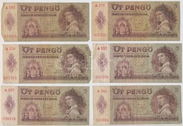 1939. 5P (6x) T:III - Non Classificati