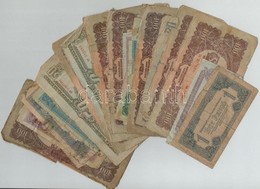 1944. 1P-100P (25x) 'A Vöröshadsereg Parancsnoksága' T:III-,IV Rossz Tartású Bankjegyek - Non Classificati