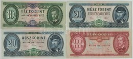 1962-1986. 7db-os Vegyes Magyar Forint Bankjegy Tétel T:I-,II,III Szép Papír - Non Classificati