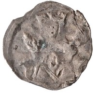 1290-1301. Denár Ag 'III. András' (0,27g) T:2- Kis Rep. RR! /  Hungary 1290-1301. Denar Ag 'Andrew III' (0,27g) C:VF Sma - Ohne Zuordnung