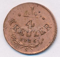 1816S 1/4kr Cu T:2 - Non Classificati