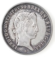 1845B 10kr Ag 'V. Ferdinánd' (3,88g) T:1- Patina
Huszár: 2085., Unger III.: 1422. - Non Classés