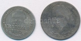 1869KB 10kr Ag + 20kr Ag 'Magyar Királyi Váltó Pénz' T:2-,3 Patina
Adamo M10.1,M11.1 - Non Classificati