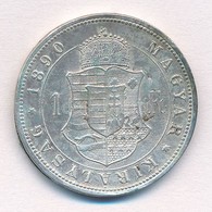 1890KB 1Ft Ag 'Ferenc József / Barokk Címer' T:2- Lapkahiba
Adamo M15 - Ohne Zuordnung