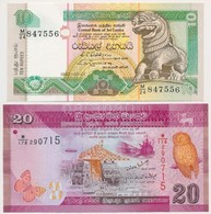 Srí Lanka 1982. 10R + 2010. 20R T:I,I-
Sri Lanka 1982. 10 Rupees + 2010. 20 Rupees C:UNC,AU - Non Classificati