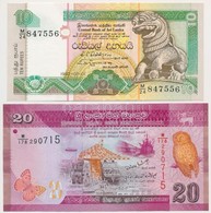 Srí Lanka 1982. 10R + 2010. 20R T:I,I-
Sri Lanka 1982. 10 Rupees + 2010. 20 Rupees C:UNC,AU - Non Classés