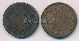 Ausztria 1860A 4kr Cu + 1861A 4kr Cu T:2-,3
Austria 1860A 4 Kreuzer Cu + 1861A 4 Kreuzer Cu C:VF,F - Zonder Classificatie