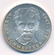 NSZK 1975G 5M Ag 'Albert Schweitzer' T:1- (eredetileg PP), Kis Patina FRG 1975G 5 Mark 'Albert Schweitzer' C:AU (origina - Non Classificati