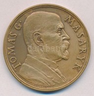 Csehszlovákia 1935. 'Tomas G. Masaryk Elnök 85. Születésnapja' Br Emlékérem. Szign.: O. Spaniel (50mm) T:2 Czechoslovaki - Ohne Zuordnung