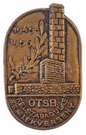 1955. 'OTSB Felszabadulási Emlékverseny' Cu Jelvény (19x31mm) T:1-,2 - Non Classificati