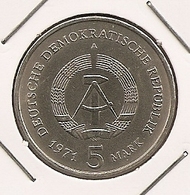 German Allemagne Alemanha 5 Mark, 1971. Brandenburg Gate 128 - 5 Marchi