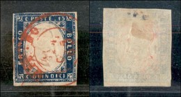 Antichi Stati Italiani - Lombardo Veneto - Milano (rosso - P.ti 7) Su 15 Cent (11 - Regno) - Other & Unclassified