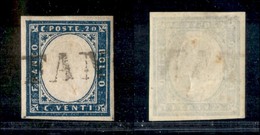 Antichi Stati Italiani - Stato Pontificio - Fano (P.ti 10) - 20 Cent (15Cb - Sardegna) - Andere & Zonder Classificatie