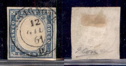 Antichi Stati Italiani - Sardegna - Savignone 12.6.61 (P.ti 9) Su 20 Cent (15Dd Cobalto Grigiastro) - Otros & Sin Clasificación