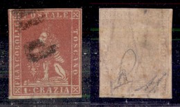 Antichi Stati Italiani - Toscana - 1858 - 1 Crazia (12) Usato - Diena (1.400) - Other & Unclassified