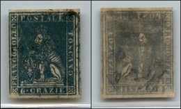 Antichi Stati Italiani - Toscana - 1857 - 6 Crazie (15b) Usato (450) - Sonstige & Ohne Zuordnung