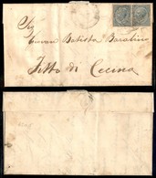 Antichi Stati Italiani - Toscana - Follonica (illeggibile - P.ti 2) - Coppia Del 15 Cent De La Rue (L18 - Regno) - Lette - Autres & Non Classés