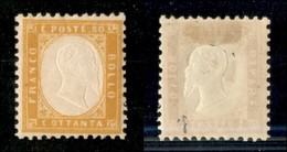 Regno - Posta Ordinaria  - 1862 - 80 Cent (4) - Gomma Originale - Ben Centrato (100) - Altri & Non Classificati