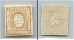 Regno - Posta Ordinaria  - 1862 - 2 Cent (10) - Gomma Integra (200) - Autres & Non Classés