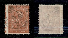 Regno - Posta Ordinaria  - 1866 - 2 Cent Torino (T15gba) Usato - Dentellatura Verticale Spostata A Sinistra Sulle Scritt - Other & Unclassified