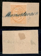 Regno - Posta Ordinaria  - Monosterace (azzurro - P.ti 9) - 10 Cent (17) Su Frammento - Fiecchi - Other & Unclassified