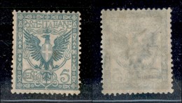 Regno - Posta Ordinaria  - 1901 – 5 Cent Floreale (70) – Gomma Originale (220) - Sonstige & Ohne Zuordnung