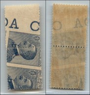 Regno - Posta Ordinaria  - 1908 - 25 Cent Michetti (83nd) -  Coppia Orizzontale Con Dentellatura Ruotata In Senso Antior - Andere & Zonder Classificatie