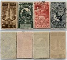 Regno - Posta Ordinaria  - 1911 - Unità D'Italia (92/95) - Serie Completa - Usata (225) - Andere & Zonder Classificatie
