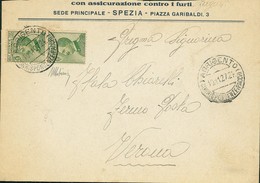 Regno - Posta Ordinaria  - 25 Cent Michetti (219) - Coppia Su Busta Da Agrigento A Verona Del 10.11.27 (180) - Sonstige & Ohne Zuordnung