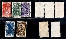 Regno - Posta Ordinaria  - 1935 - Milizia (380/383 + 89 Aerea) - Serie Completa Usata (180) - Andere & Zonder Classificatie