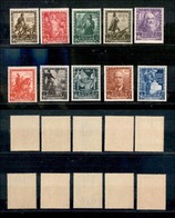 Regno - Posta Ordinaria  - 1938 - Impero (439/448) - Serie Completa - Gomma Integra (250) - Andere & Zonder Classificatie