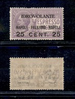 Regno - Posta Aerea - 1917 - 25 Cent Su 40 Violetto (2 - Aerea) - Gomma Integra - Ben Centrato (225) - Andere & Zonder Classificatie