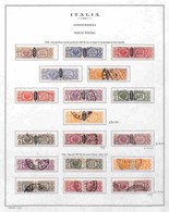 Luogotenenza - Pacchi Postali - 1945/1946 - Pacchi Postali (48/59+60/65) - 2 Serie Complete - Usate (1400) - Andere & Zonder Classificatie