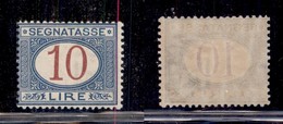 Regno - Segnatasse - 1893 - 10 Lire (28) - Gomma Originale (130) - Other & Unclassified