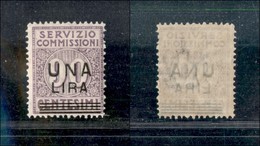 Regno - Servizio Commissioni - 1925 - 1 Lira Su 90 Cent (6) - Gomma Integra (325) - Other & Unclassified
