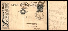 Regno - Interi Postali - 1919 - Gomme S.P.I.G.A. (R3/16) - Cartolina Postale Usata - Sonstige & Ohne Zuordnung