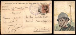 Occupazioni I Guerra Mondiale - Venezia Giulia - 10 Cent (22) Su Cartolina Illustrata (Brunelleschi) Dalla Posta Militar - Autres & Non Classés