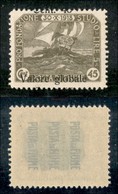 Occupazioni I Guerra Mondiale - Fiume - 1920 - 45 Cent Su 45 Valore Globale (104fc) - Cent 45 A Cavallo - Gomma Integra  - Other & Unclassified