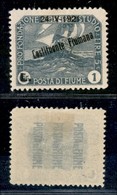 Occupazioni I Guerra Mondiale - Fiume - 1921 - 1 Lira Costituente (171nc) Con A In Alto - Gomma Originale (350) - Other & Unclassified