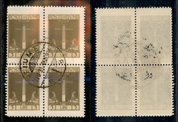 Occupazioni I Guerra Mondiale - Fiume - 1923 - 3 Lire Soggetti Vari (200) - Quartina Usata (220+) - Other & Unclassified