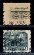 Occupazioni I Guerra Mondiale - Fiume - 1921 - 30 Cent Su 1 Corona (20s Varietà Za) Con Soprastampa Spostata A Sinistra  - Other & Unclassified