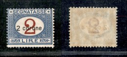 Occupazioni I Guerra Mondiale - Dalmazia - 1922 - 2 Corone Su 2 Lire (3) - Gomma Integra (250) - Altri & Non Classificati
