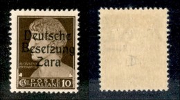 Occupazioni II Guerra Mondiale - Occupazione Tedesca - 1943 - 10 Cent (2f) Con Soprastampa A Destra - Gomma Originale (3 - Other & Unclassified