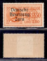 Occupazioni II Guerra Mondiale - Occupazione Tedesca - 1943 - Espressi - 2,50 Lire (2w) - Z Stretta - Gomma Originale Co - Autres & Non Classés