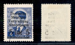 Occupazioni II Guerra Mondiale - Occupazione Tedesca - 1943 - 5 Lire Su 4 Din (6 Varietà) Usato - Parziale Decalco (150+ - Other & Unclassified