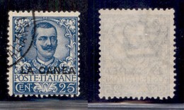 Uffici Postali All'Estero - La Canea - 1905 - 25 Cent Floreale (8) - Usato (40) - Andere & Zonder Classificatie